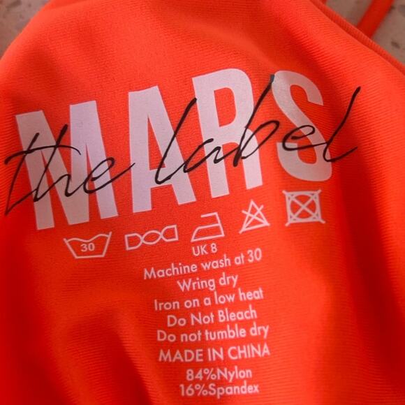 Mars the Label Teeny Bikini In Orange size 4 - Picture 5 of 11